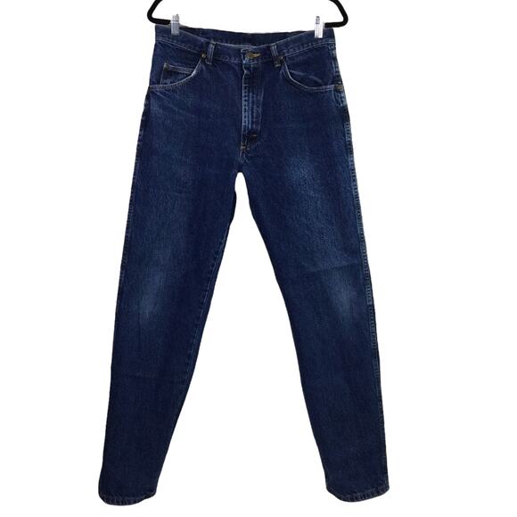 Wrangler Other - Wrangler Men's Cowboy Medium Wash 5 Pocket Cotton Straight Leg Blue Jeans 34